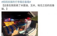母親摘140斤柿子送兒子返程