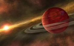 新發(fā)現(xiàn)的巨行星圍繞其恒星彈弓