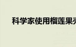 科學家使用榴蓮果殼開發(fā)抗菌凝膠繃帶