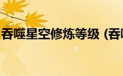 吞噬星空修煉等級 (吞噬星空修煉等級的介紹)