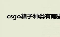 csgo箱子種類有哪些 csgo箱子種類介紹