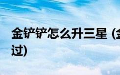 金鏟鏟怎么升三星 (金鏟鏟之戰(zhàn)皓月狼人怎么過)
