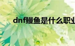 dnf鰻魚是什么職業(yè) dnf鰻魚是啥職業(yè)