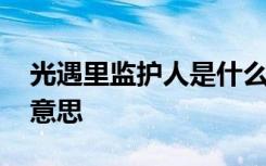 光遇里監(jiān)護人是什么意思 光遇監(jiān)護人是什么意思