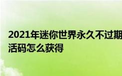 2021年迷你世界永久不過期激活碼 2021年11月迷你世界激活碼怎么獲得