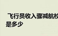 飛行員收入驟減航校學(xué)員想跑路 飛行員月薪是多少
