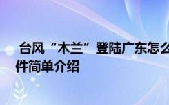  臺(tái)風(fēng)“木蘭”登陸廣東怎么回事 臺(tái)風(fēng)“木蘭”登陸廣東事件簡(jiǎn)單介紹