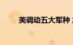  美調(diào)動(dòng)五大軍種 加大力度攪局印太