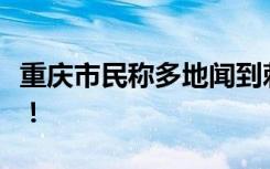 重慶市民稱多地聞到刺鼻臭味，官方答復(fù)來了！