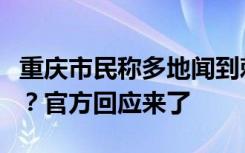 重慶市民稱多地聞到刺鼻臭味，你那有聞到嗎？官方回應(yīng)來了