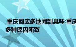  重慶回應(yīng)多地聞到臭味:重慶回應(yīng)“主城區(qū)多地聞到臭味”：多種原因所致