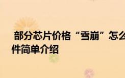  部分芯片價(jià)格“雪崩”怎么回事 部分芯片價(jià)格“雪崩”事件簡單介紹