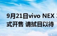 9月21日vivo NEX 3三種版本、兩款顏色正式開售 請(qǐng)拭目以待