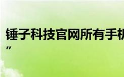 錘子科技官網(wǎng)所有手機(jī)產(chǎn)品均顯示“到貨通知”