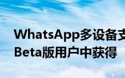 WhatsApp多設(shè)備支持即將在Android上的Beta版用戶中獲得