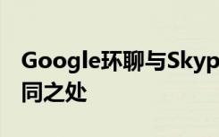 Google環(huán)聊與Skype兩種服務(wù)之間有什么相同之處