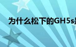 為什么松下的GH5s是4K評測視頻的首選