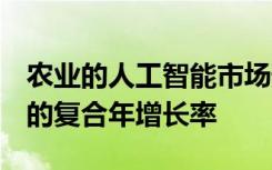 農業(yè)的人工智能市場預計將實現超過21.52％的復合年增長率