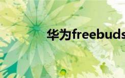 華為freebuds（pro防水嗎）
