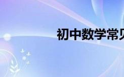 初中數(shù)學常見的思想方法