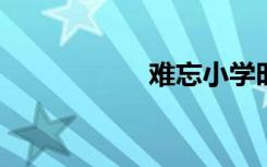 難忘小學(xué)時光手抄報