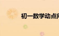 初一數(shù)學(xué)動點問題有什么技巧
