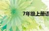7年級上冊語文（7年級）
