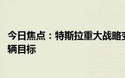 今日焦點：特斯拉重大戰(zhàn)略變化：馬斯克放棄年交付2000萬輛目標