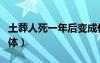 土葬人死一年后變成什么樣（土葬一年后的尸體）