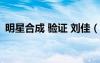明星合成 驗證 劉佳（mingxinghecheng）