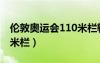 倫敦奧運(yùn)會(huì)110米欄軌道車(chē)（倫敦奧運(yùn)會(huì)110米欄）