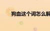 狗血這個(gè)詞怎么解釋（狗血的意思）