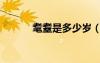 耄耋是多少歲（古稀是多少歲）