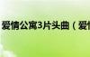 愛情公寓3片頭曲（愛情公寓3片尾曲叫什么）