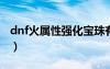 dnf火屬性強化寶珠有什么（火屬性強化寶珠）