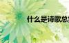 什么是詩(shī)歌總集 什么是詩(shī)歌
