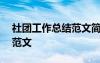 社團(tuán)工作總結(jié)范文簡(jiǎn)短300字 社團(tuán)工作總結(jié)范文
