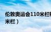 倫敦奧運(yùn)會(huì)110米欄軌道車（倫敦奧運(yùn)會(huì)110米欄）
