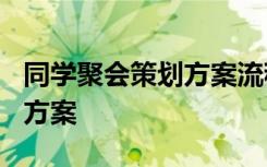 同學聚會策劃方案流程excel表 同學聚會策劃方案