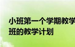 小班第一個學(xué)期教學(xué)計劃 第一學(xué)期幼兒園小班的教學(xué)計劃