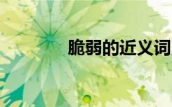 脆弱的近義詞 厲害的近義詞