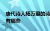 唐代詩(shī)人楊萬(wàn)里的詩(shī)有哪些 詩(shī)人楊萬(wàn)里的詩(shī)有哪些