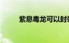 紫息毒龍可以封裝嗎（紫息毒龍）