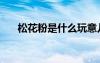 松花粉是什么玩意兒（松花粉是什么）