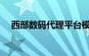 西部數(shù)碼代理平臺模板（西部數(shù)碼代理）