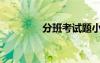 分班考試題小升初（分班）