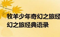 牧羊少年奇幻之旅經(jīng)典語錄頁碼 牧羊少年奇幻之旅經(jīng)典語錄