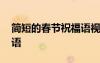 簡(jiǎn)短的春節(jié)祝福語(yǔ)視頻大全 簡(jiǎn)短的春節(jié)祝福語(yǔ)