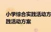 小學(xué)綜合實(shí)踐活動(dòng)方案設(shè)計(jì)模板 小學(xué)綜合實(shí)踐活動(dòng)方案