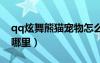 qq炫舞熊貓寵物怎么獲得（炫舞熊貓娃娃在哪里）